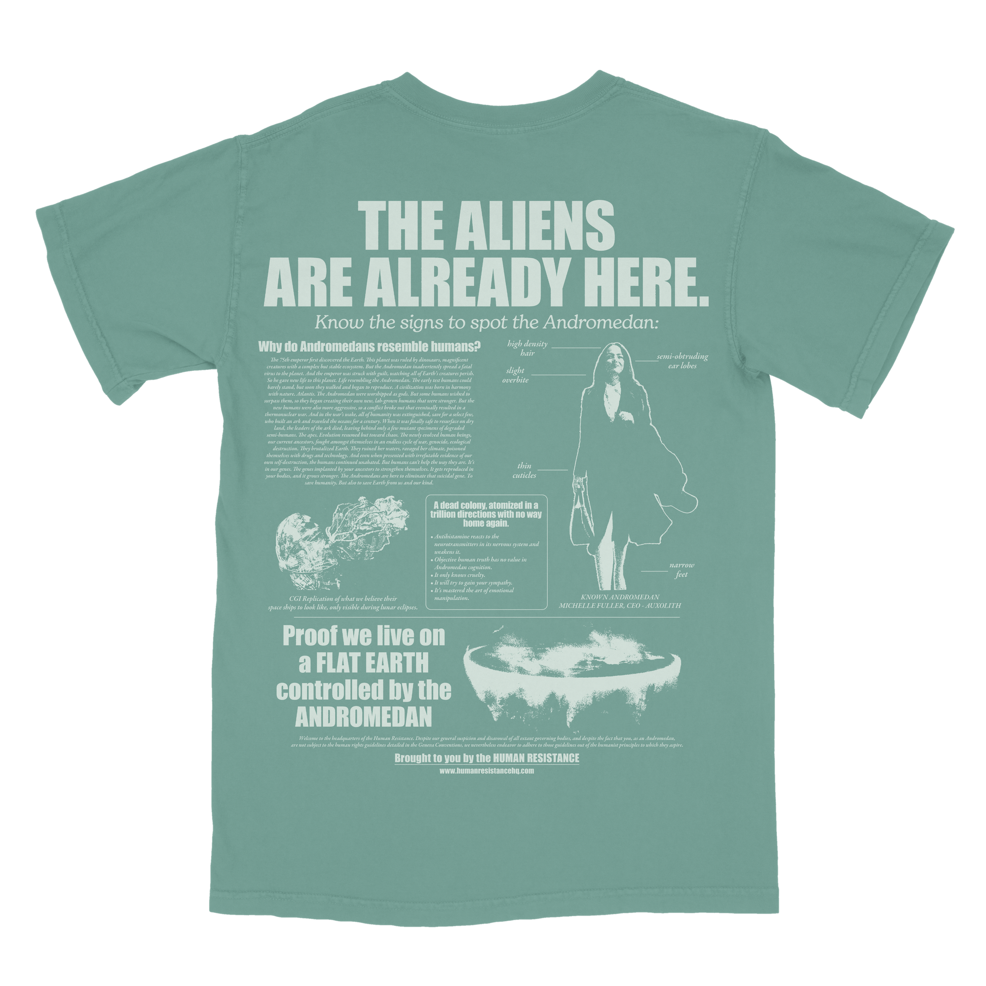 RESISTANCE SEAFOAM TEE PREORDER