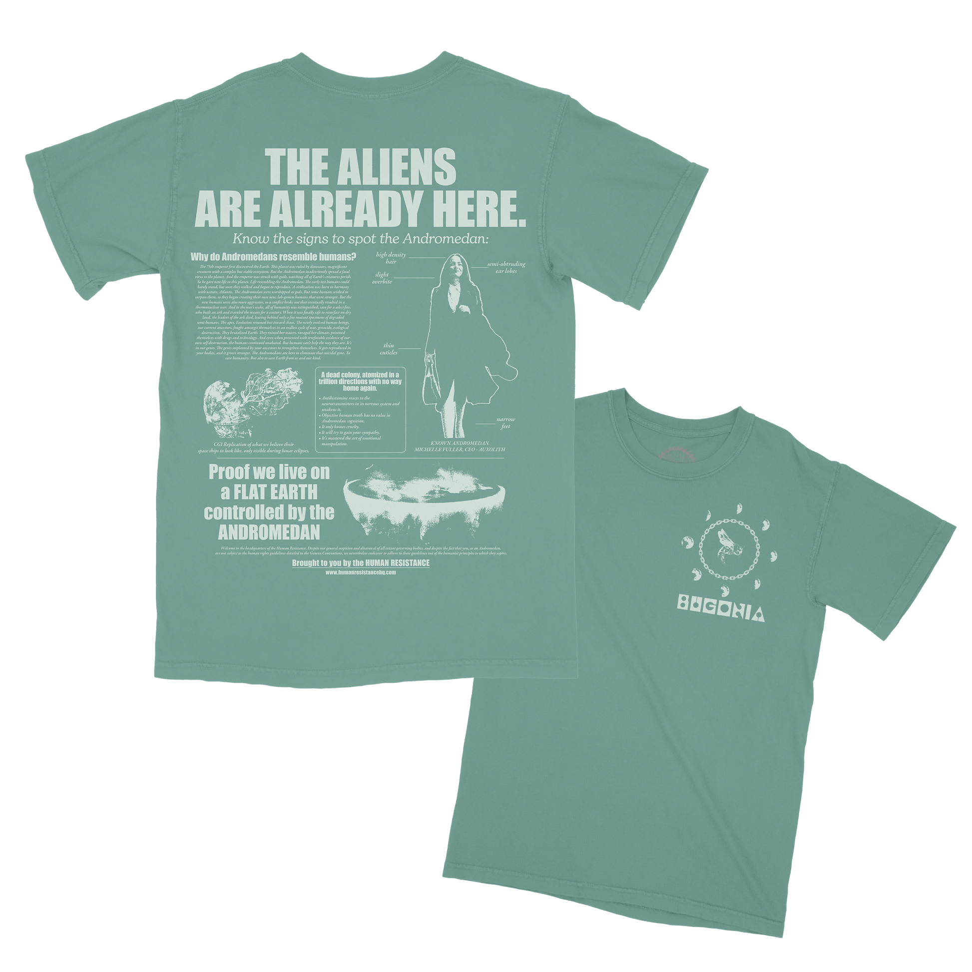 RESISTANCE SEAFOAM TEE PREORDER