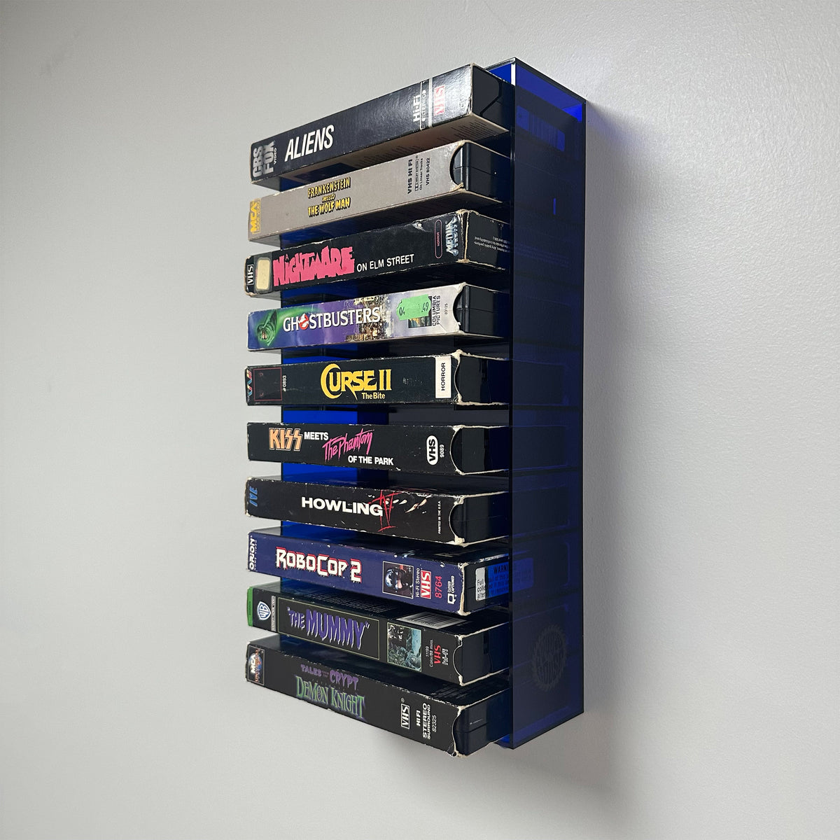 VHS SHELF BLUE