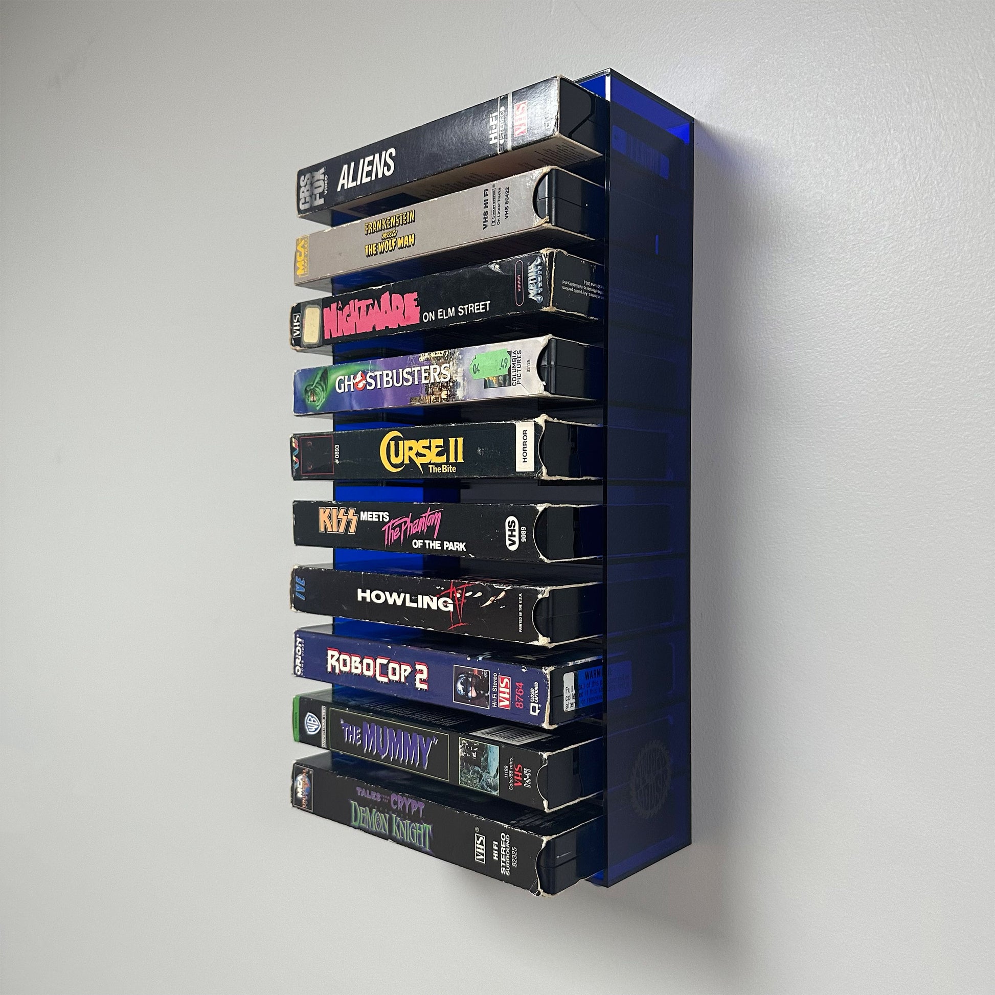 VHS SHELF BLUE