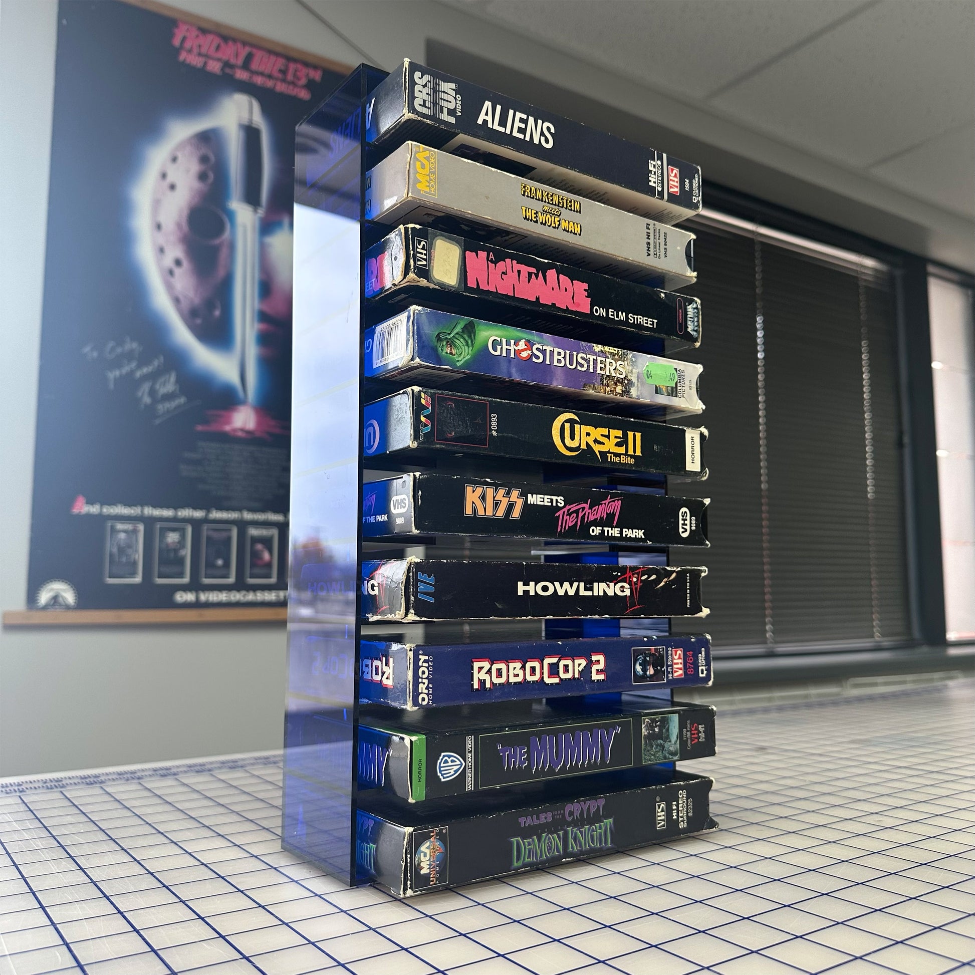 VHS SHELF BLUE