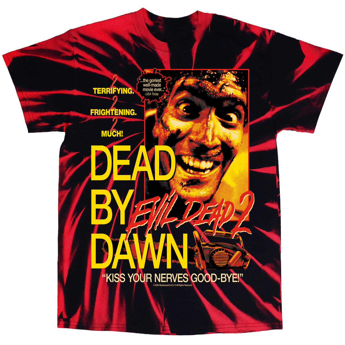 EVIL DEAD 2 DEAD BY DAWN TIEDYE PREORDER