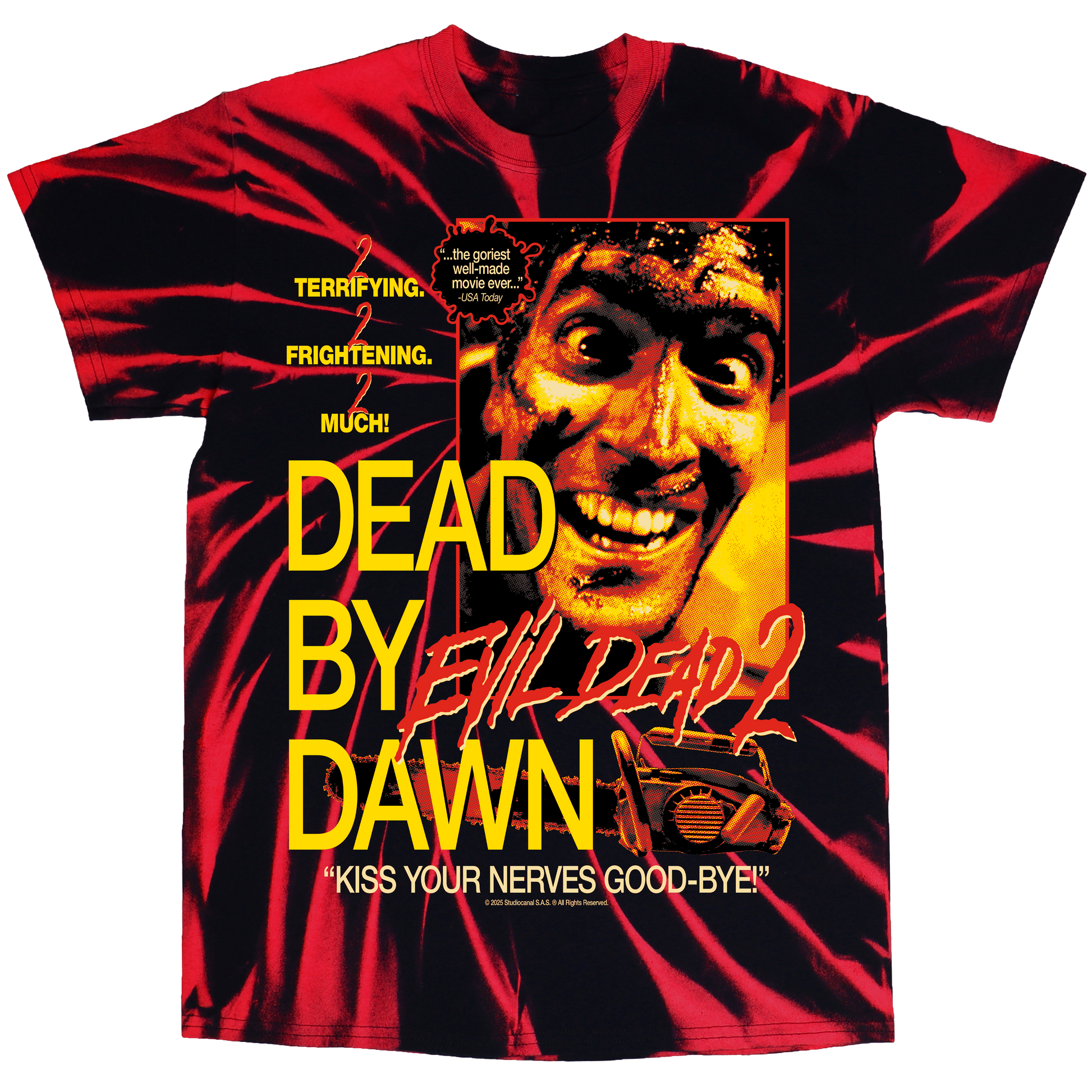 EVIL DEAD 2 DEAD BY DAWN TIEDYE PREORDER