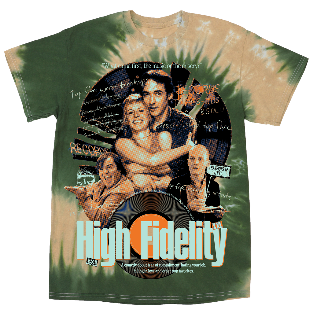 TOP FIVE RECORDS TIEDYE (COLOR OPTIONS AVAILABLE, LIMITED!)