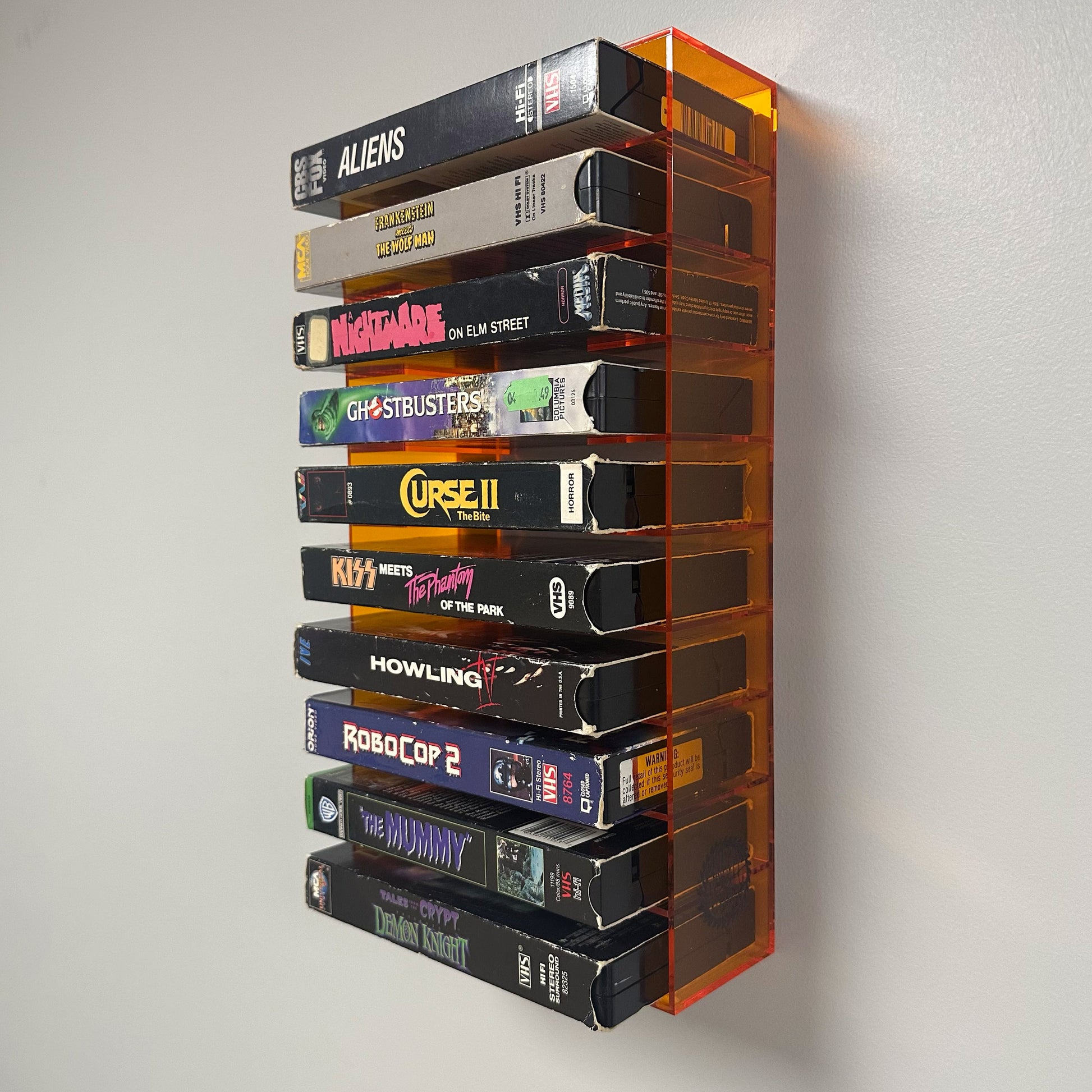 VHS SHELF ORANGE