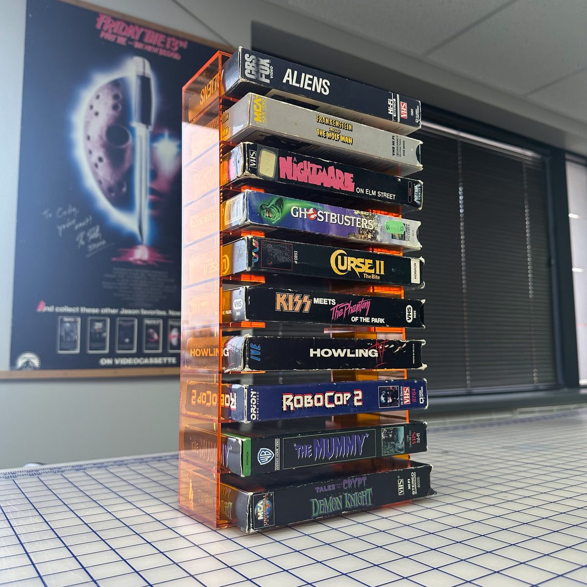 VHS SHELF ORANGE