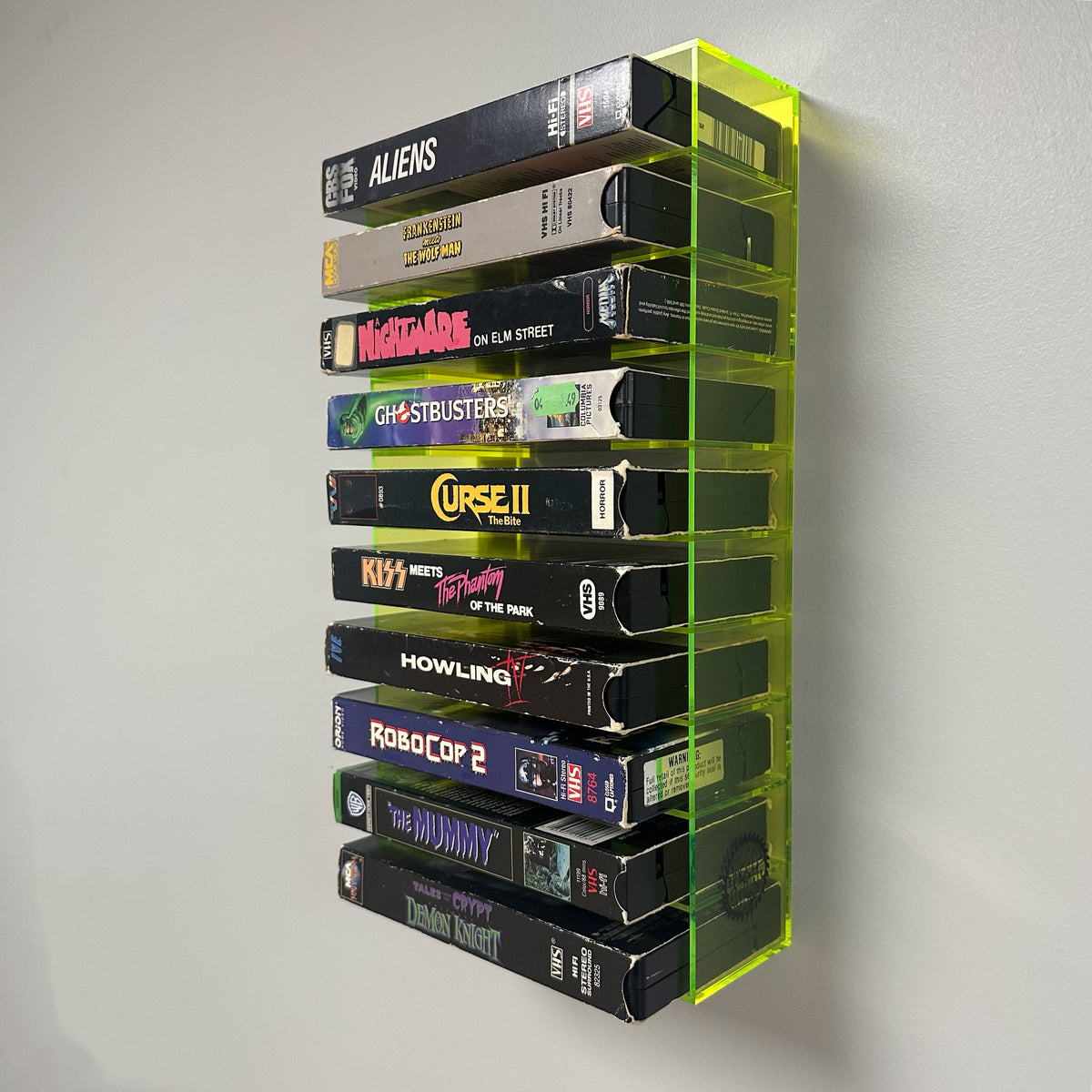 VHS SHELF YELLOW